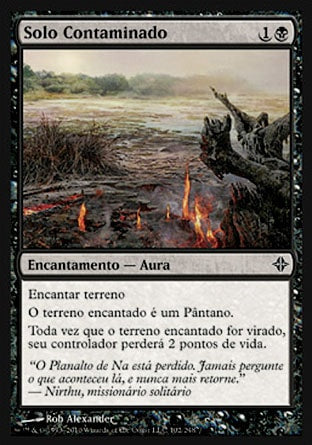 Solo Contaminado / Contaminated Ground - Magic: The Gathering - MoxLand