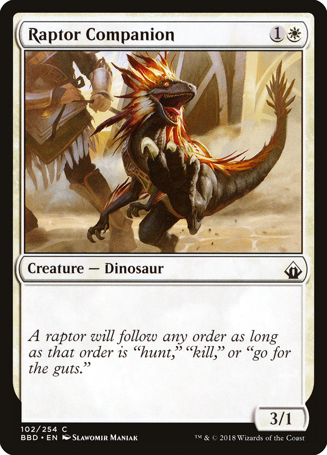 Companheiro Raptor / Raptor Companion - Magic: The Gathering - MoxLand