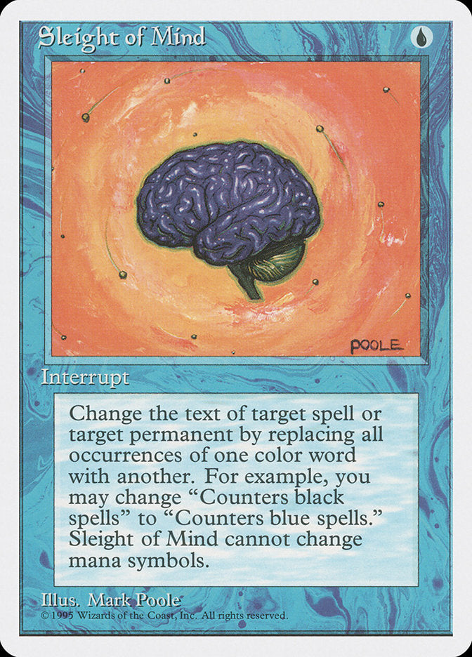 Ilusão Mental / Sleight of Mind - Magic: The Gathering - MoxLand