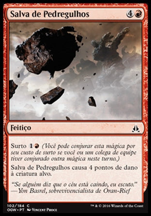 Salva de Pedregulhos / Boulder Salvo - Magic: The Gathering - MoxLand