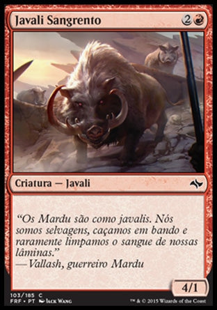 Javali Sangrento / Gore Swine - Magic: The Gathering - MoxLand