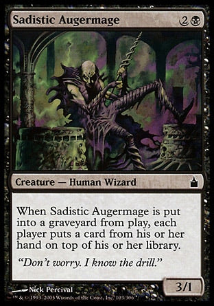 Mago da Verruma Sádico / Sadistic Augermage - Magic: The Gathering - MoxLand