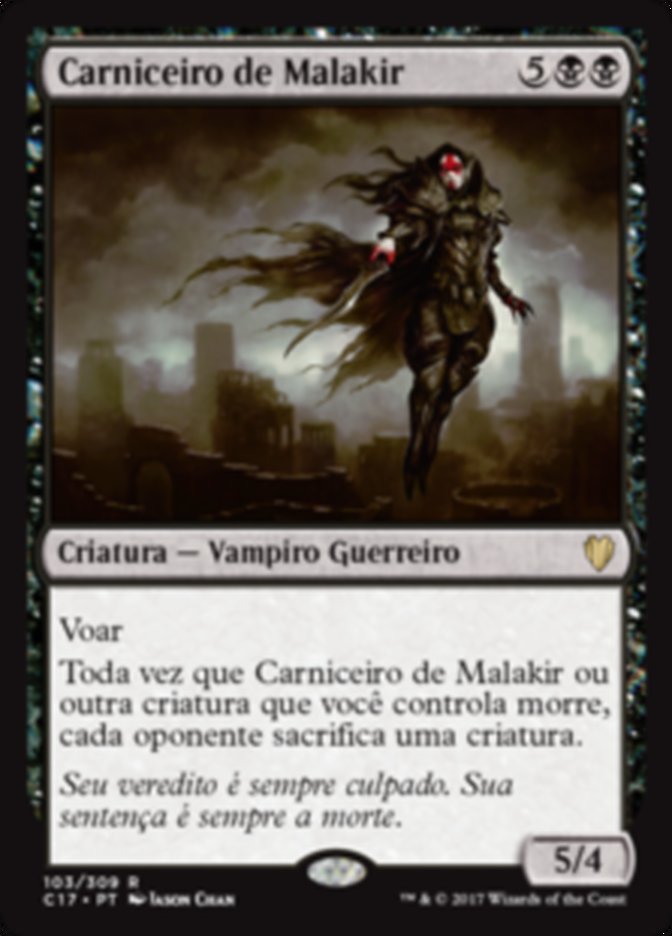 Carniceiro de Malakir / Butcher of Malakir - Magic: The Gathering - MoxLand