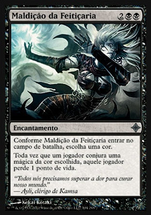 Maldição da Feitiçaria / Curse of Wizardry - Magic: The Gathering - MoxLand