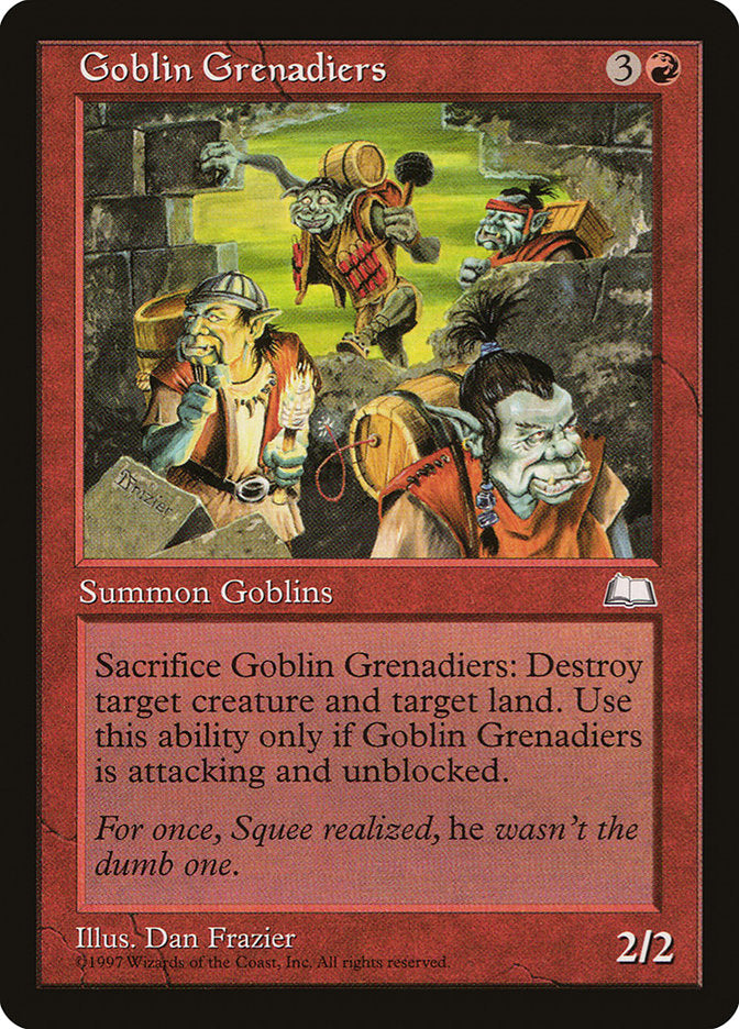 Granadeiros Goblins / Goblin Grenadiers - Magic: The Gathering - MoxLand