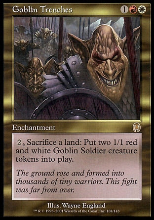 Trincheira de Goblins / Goblin Trenches - Magic: The Gathering - MoxLand