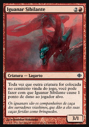 Iguanar Sibilante / Hissing Iguanar - Magic: The Gathering - MoxLand