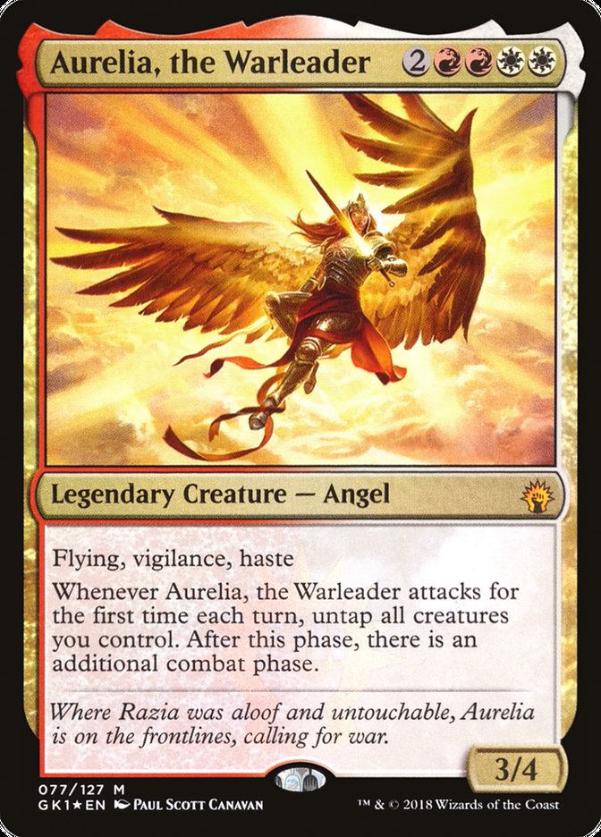 Aurélia, Líder de Guerra / Aurelia, the Warleader - Magic: The Gathering - MoxLand