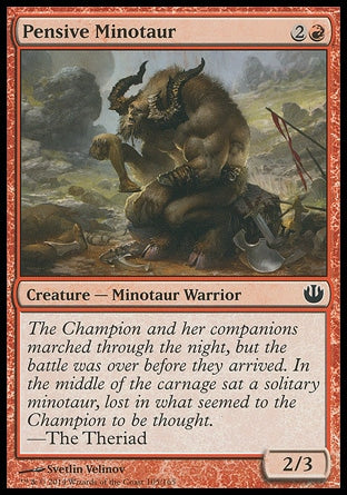 Minotauro Pensativo / Pensive Minotaur - Magic: The Gathering - MoxLand