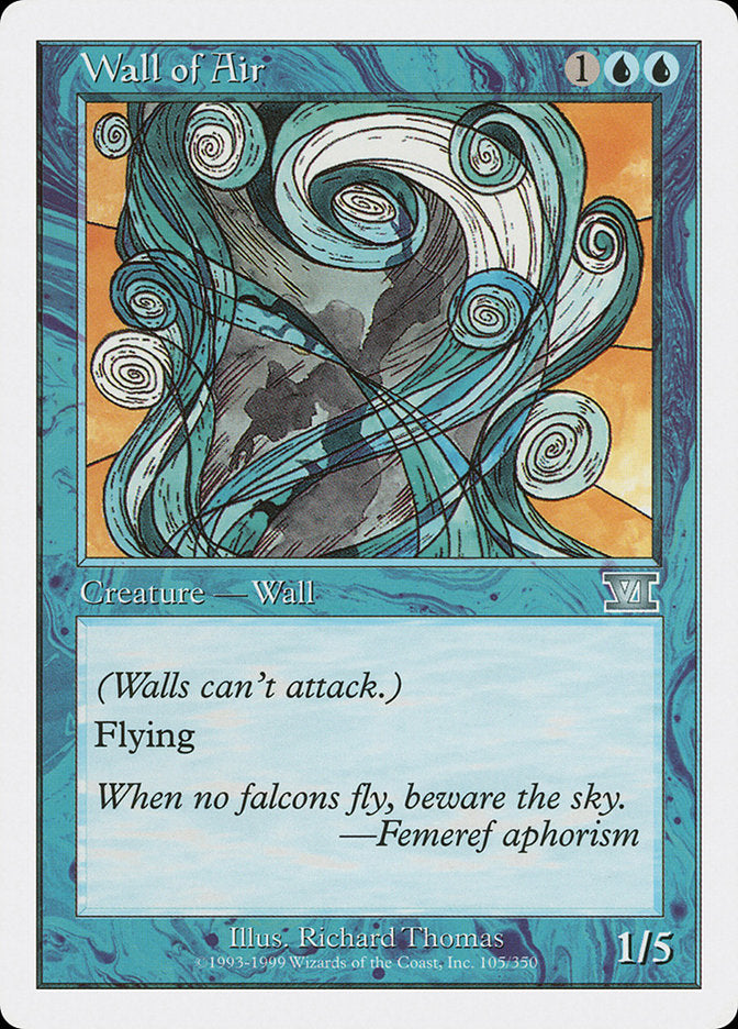 Barreira de Ar / Wall of Air - Magic: The Gathering - MoxLand