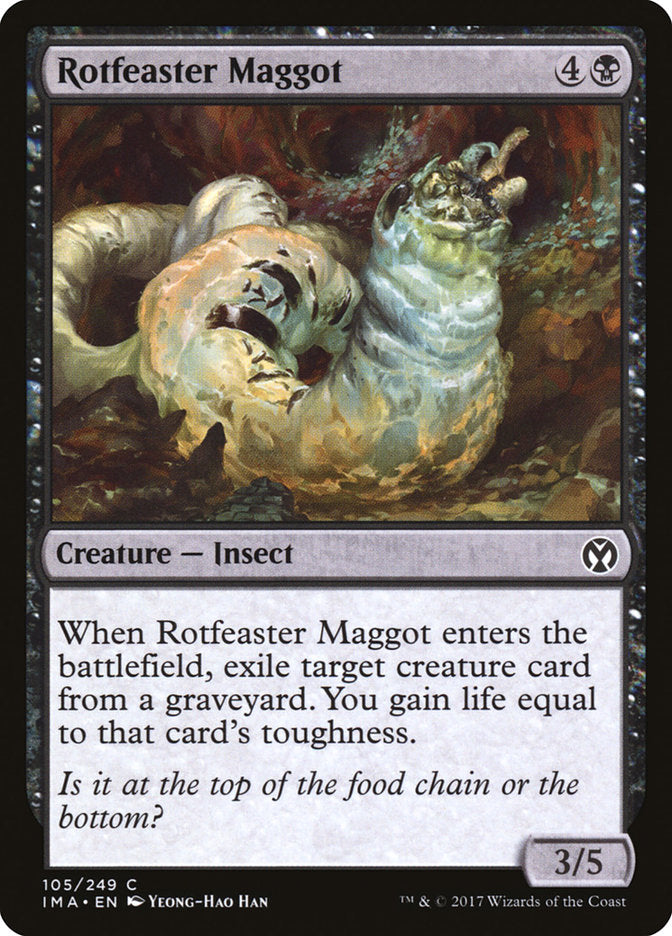 Larva Putrívora / Rotfeaster Maggot - Magic: The Gathering - MoxLand