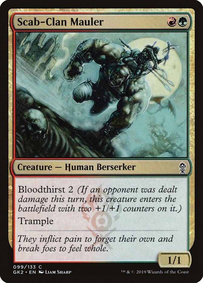 Pugilista do Clã Cicatriz / Scab-Clan Mauler - Magic: The Gathering - MoxLand