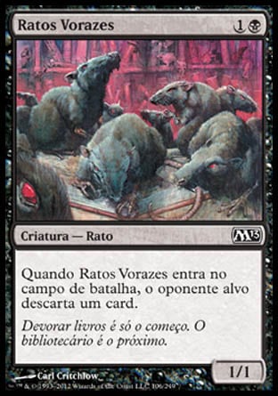 Ratos Vorazes / Ravenous Rats - Magic: The Gathering - MoxLand