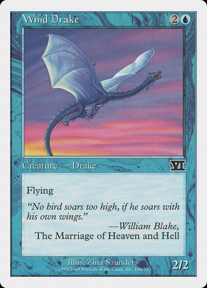 Dragonete do Vento / Wind Drake - Magic: The Gathering - MoxLand