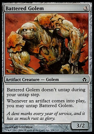 Golem Amassado / Battered Golem - Magic: The Gathering - MoxLand