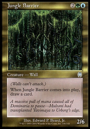 Barreira da Selva / Jungle Barrier - Magic: The Gathering - MoxLand