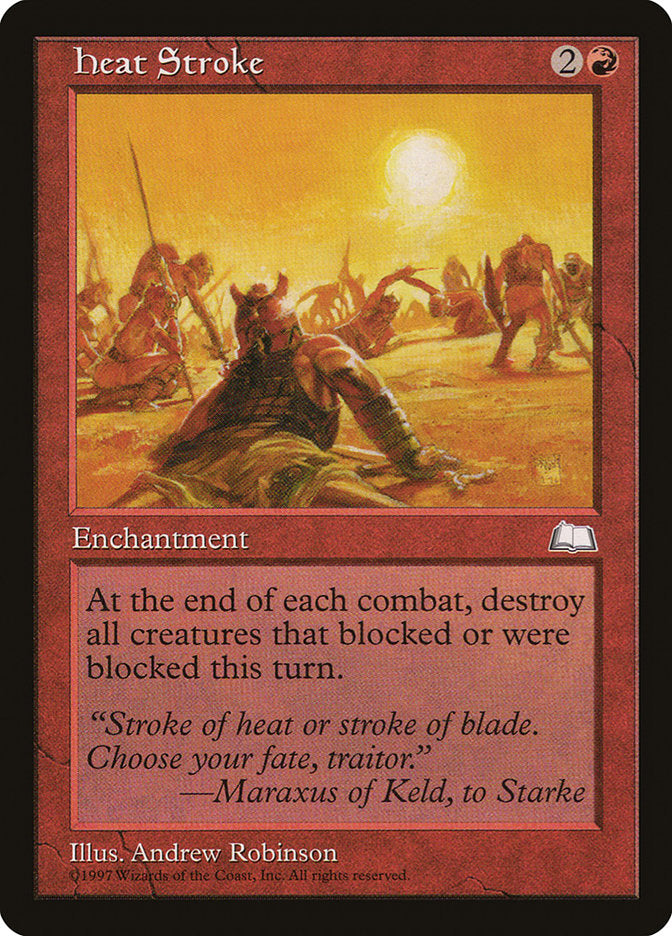 Insolação / Heat Stroke - Magic: The Gathering - MoxLand