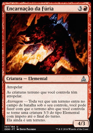 Encarnação da Fúria / Embodiment of Fury - Magic: The Gathering - MoxLand