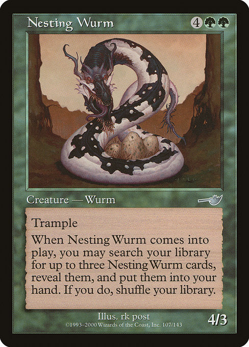 Vorme Aninhado / Nesting Wurm - Magic: The Gathering - MoxLand