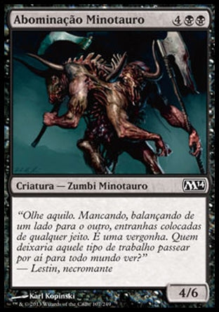 Abominação Minotauro / Minotaur Abomination - Magic: The Gathering - MoxLand