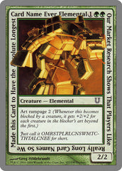 Our Market Research Shows That Players Like Really Long Card Names So We Made this Card to Have the Absolute Longest Card Name Ever Elemental - Magic: The Gathering - MoxLand