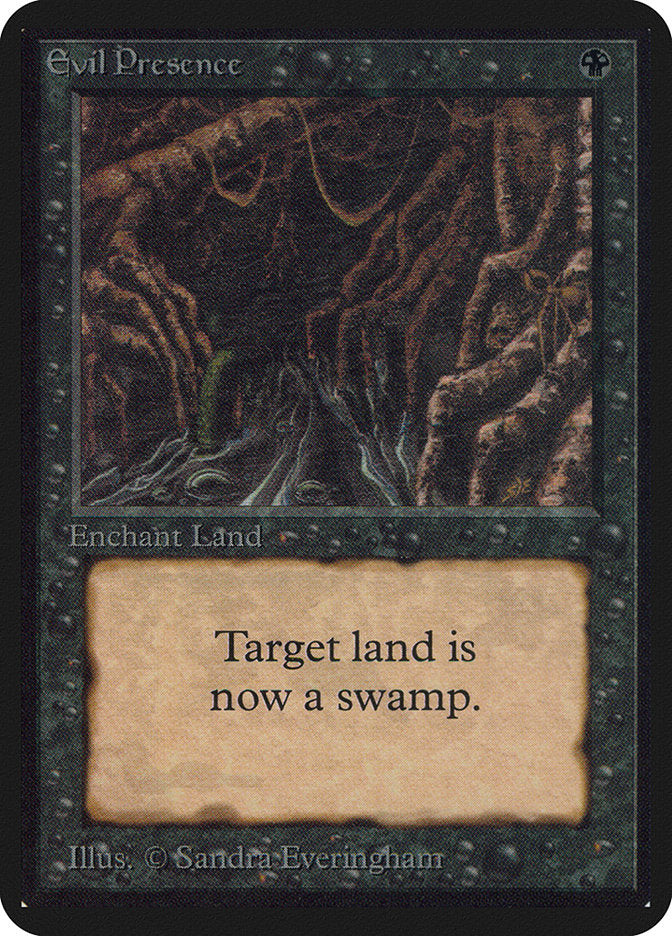 Presença Maligna / Evil Presence - Magic: The Gathering - MoxLand