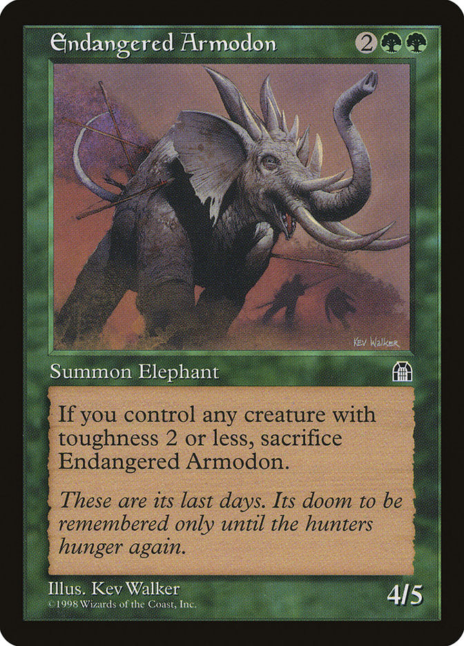 Armodonte Ameaçado / Endangered Armodon - Magic: The Gathering - MoxLand