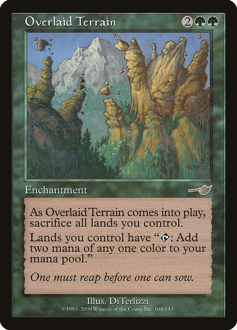 Terreno Coberto / Overlaid Terrain - Magic: The Gathering - MoxLand