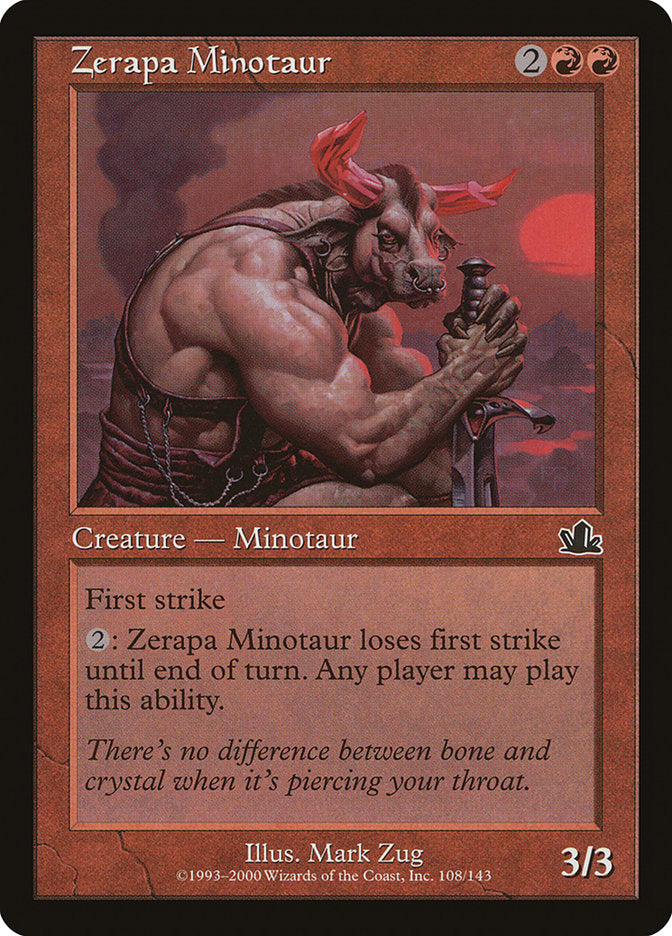 Minotauro de Zerapa / Zerapa Minotaur - Magic: The Gathering - MoxLand