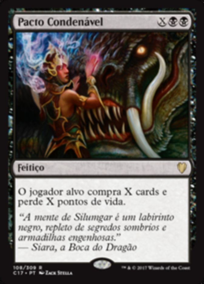 Pacto Condenável / Damnable Pact - Magic: The Gathering - MoxLand