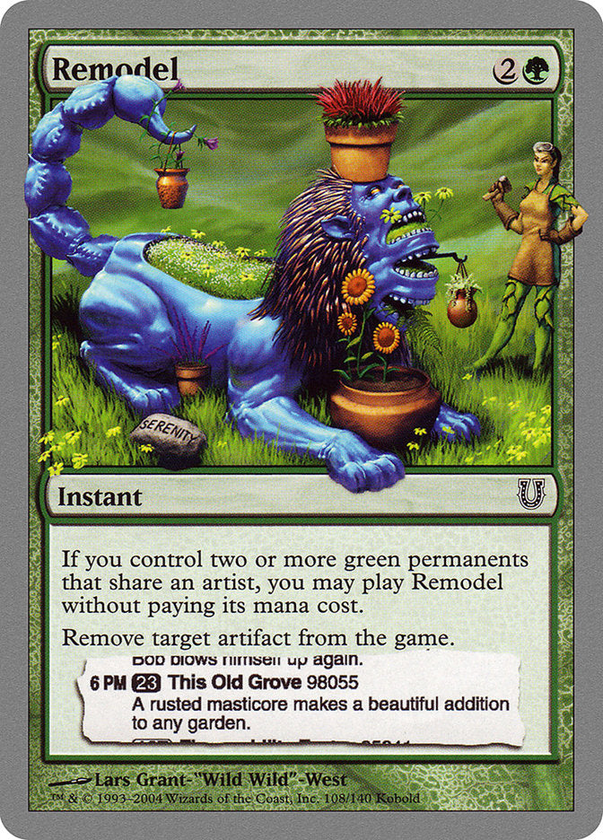 Remodel - Magic: The Gathering - MoxLand