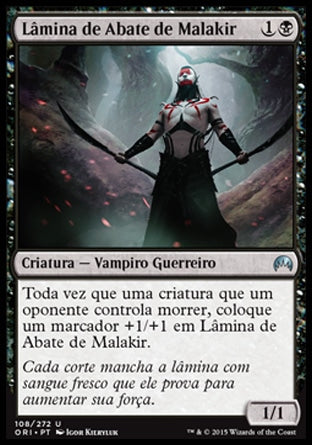 Lâmina de Abate de Malakir / Malakir Cullblade - Magic: The Gathering - MoxLand