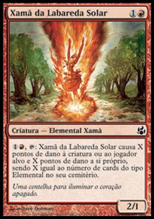 Xamã da Labareda Solar / Sunflare Shaman - Magic: The Gathering - MoxLand