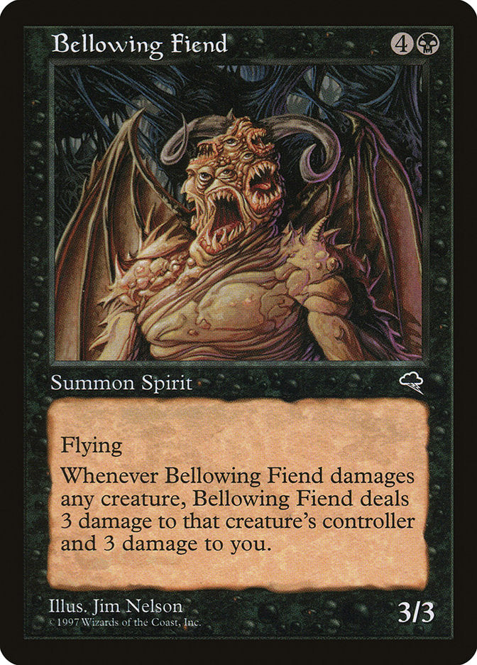 Demônio Vociferante / Bellowing Fiend - Magic: The Gathering - MoxLand