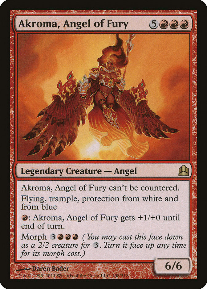 Akroma, Anjo da Fúria / Akroma, Angel of Fury - Magic: The Gathering - MoxLand