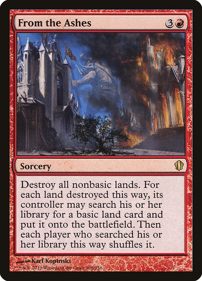 From the Ashes / From the Ashes - Magic: The Gathering - MoxLand