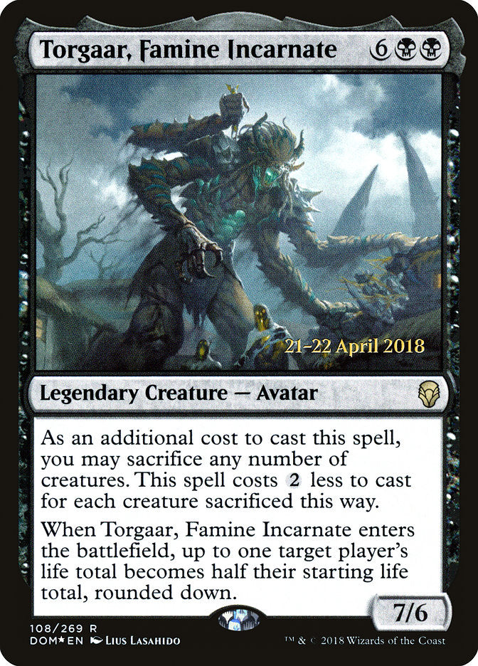 Torgaar, Penúria Incarnada / Torgaar, Famine Incarnate - Magic: The Gathering - MoxLand