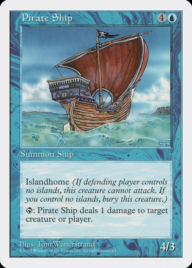 Navio Pirata / Pirate Ship - Magic: The Gathering - MoxLand