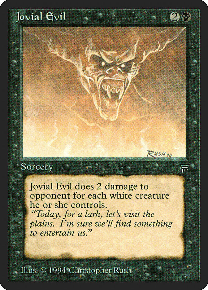 Jovial Evil / Jovial Evil - Magic: The Gathering - MoxLand