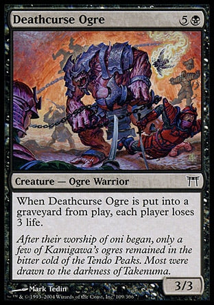 Ogre da Maldição da Morte / Deathcurse Ogre - Magic: The Gathering - MoxLand