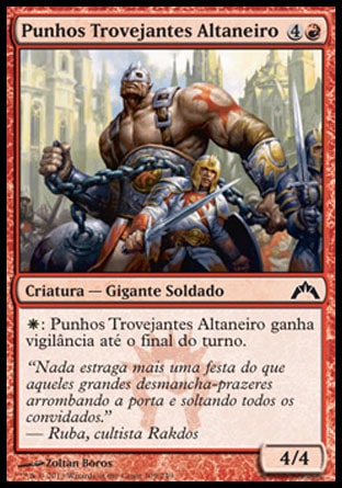 Punhos Trovejantes Altaneiro / Towering Thunderfist - Magic: The Gathering - MoxLand