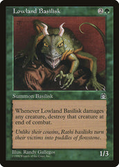 Basilisco das Terras Baixas / Lowland Basilisk - Magic: The Gathering - MoxLand