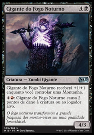 Gigante do Fogo Noturno / Nightfire Giant - Magic: The Gathering - MoxLand