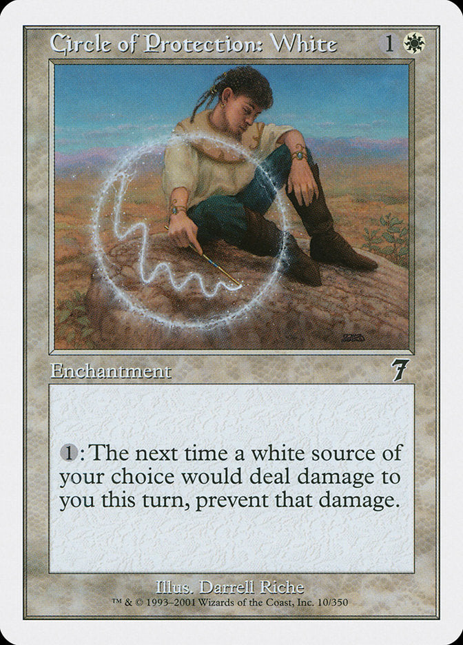 Círculo de Proteção: Branco / Circle of Protection: White - Magic: The Gathering - MoxLand