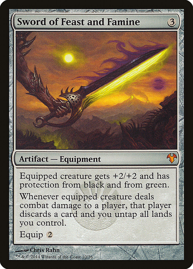 Espada de Banquete e Fome / Sword of Feast and Famine - Magic: The Gathering - MoxLand