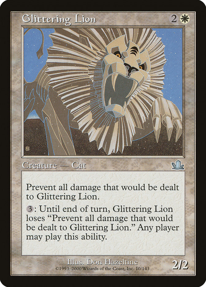 Leão Fulgente / Glittering Lion - Magic: The Gathering - MoxLand