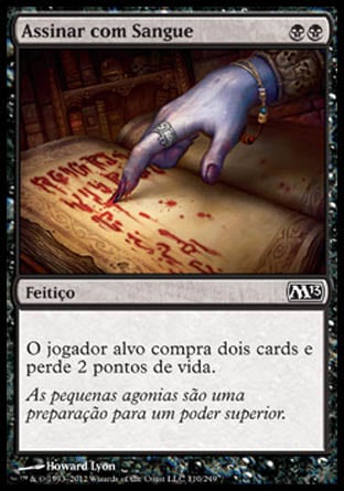 Assinar com Sangue / Sign in Blood - Magic: The Gathering - MoxLand