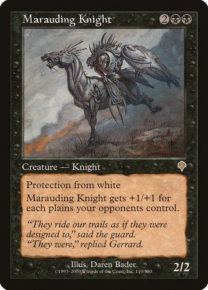 Cavaleiro Saqueador / Marauding Knight - Magic: The Gathering - MoxLand