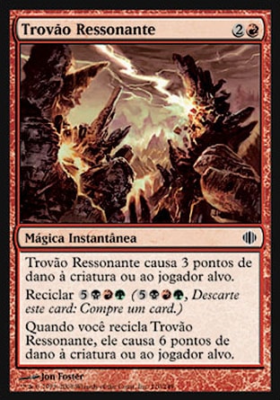 Trovão Ressonante / Resounding Thunder - Magic: The Gathering - MoxLand