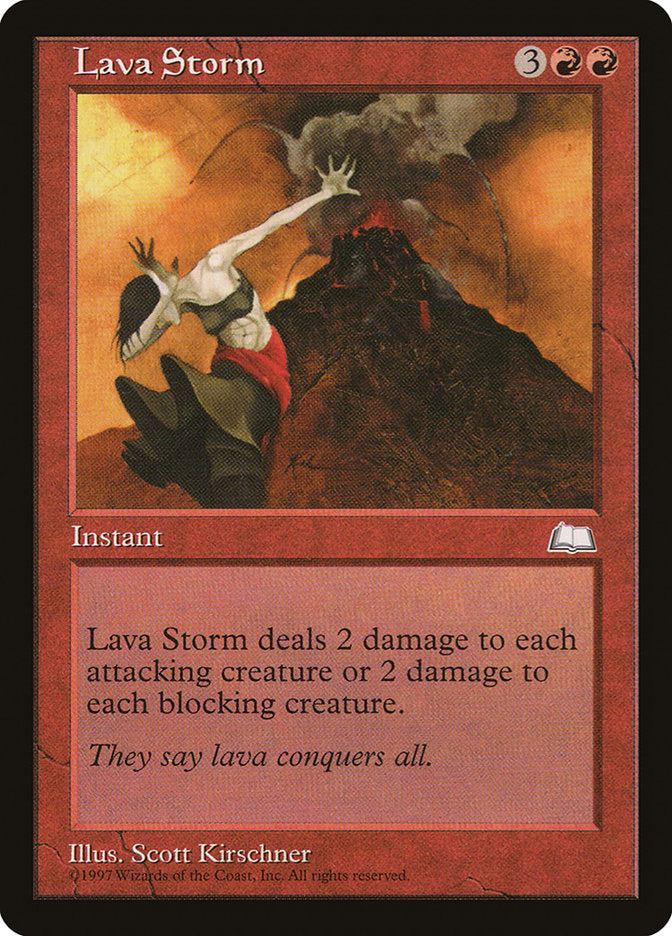 Tempestade de Lava / Lava Storm - Magic: The Gathering - MoxLand